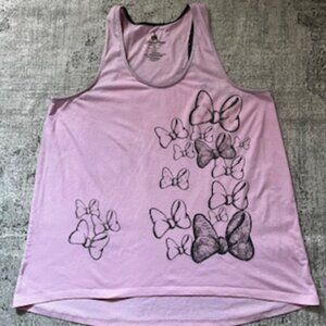 🧡3/15 Disney Parks Authentic Original Pink Tank Top Women's XL